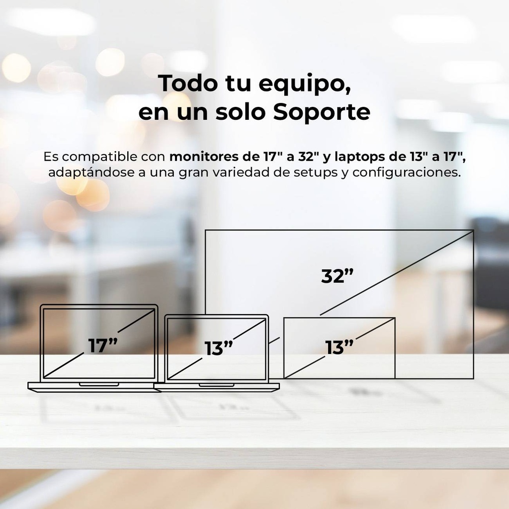 Soportes para Monitores ACTECK ENFORCE MOTION SM729 — 3