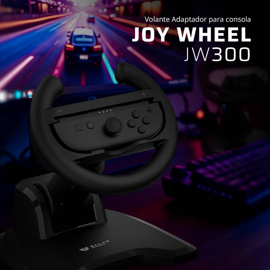 Controles Gaming Balam Rush JOY WHEEL JW300 — 2