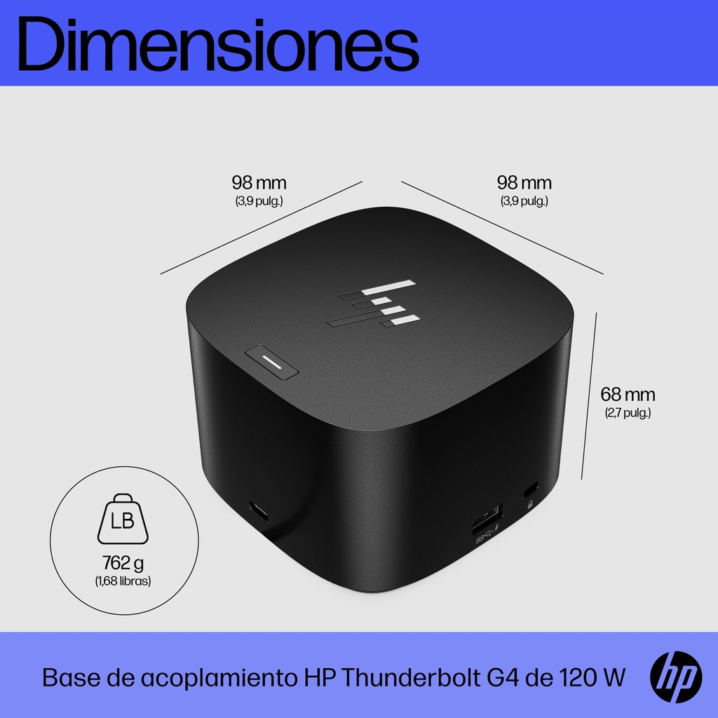 Docking Station HP DOCKING Thunderbolt de 120 W G4 — 7