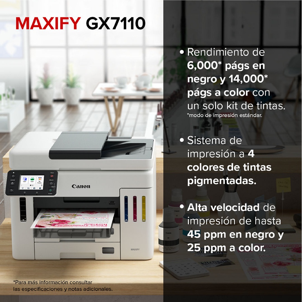 Multifuncionales CANON GX7110 — 7
