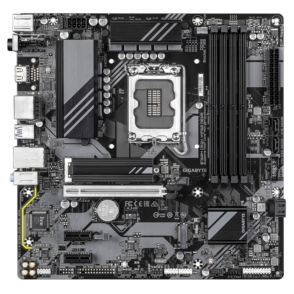 GIGABYTE B760M DS3H WF6E GEN5