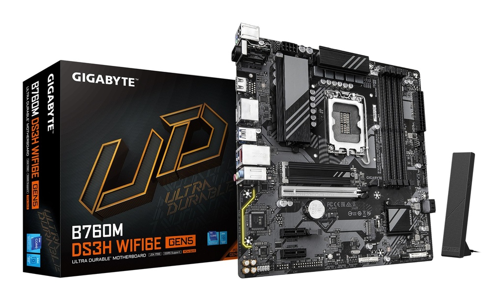 Motherboard GIGABYTE B760M DS3H WF6E GEN5    — 4