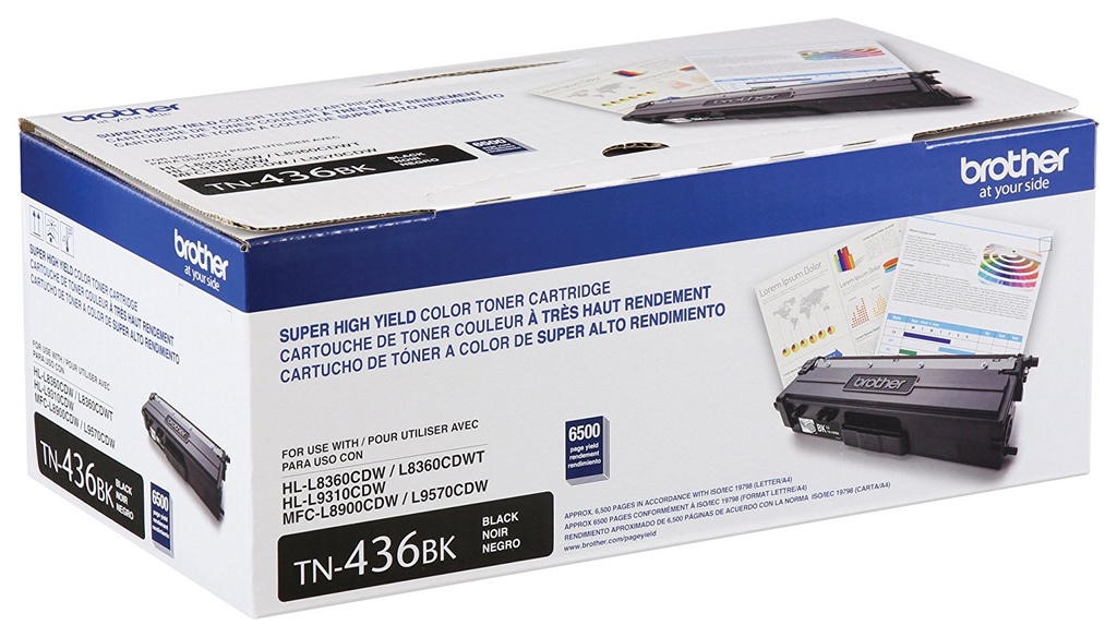 Tóner BROTHER TN436BK — 1