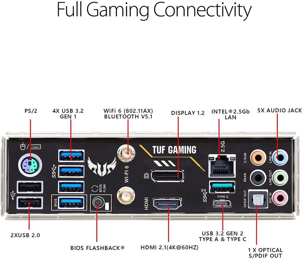 Motherboard Gaming ASUS B550M-PLUS — 1