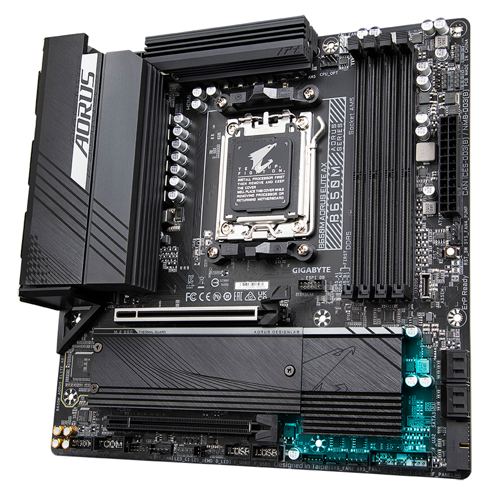 Motherboards GIGABYTE B650M AORUS ELITE AX — 4