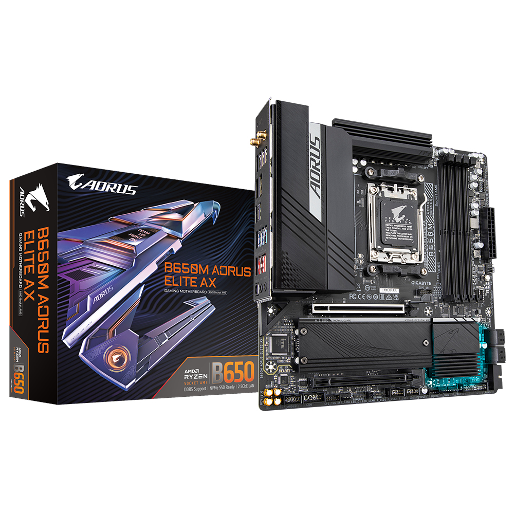 Motherboards GIGABYTE B650M AORUS ELITE AX — 6
