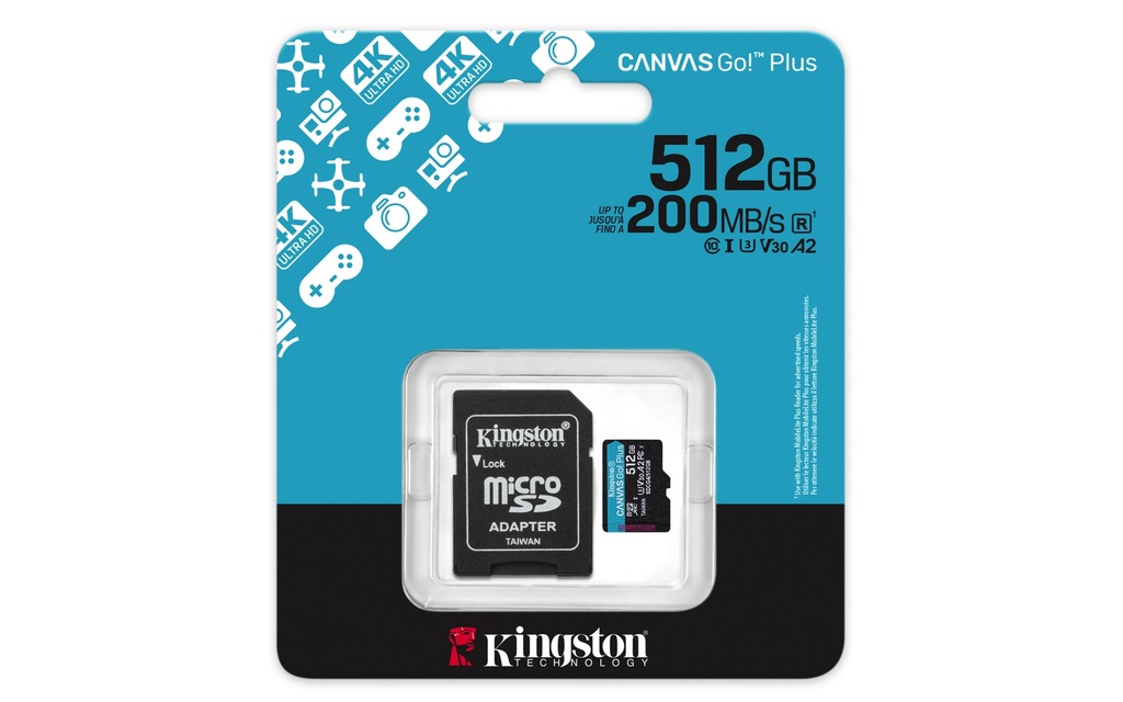 Memorias Flash Kingston Technology CANVAS GO PLUS GEN 4 — 5