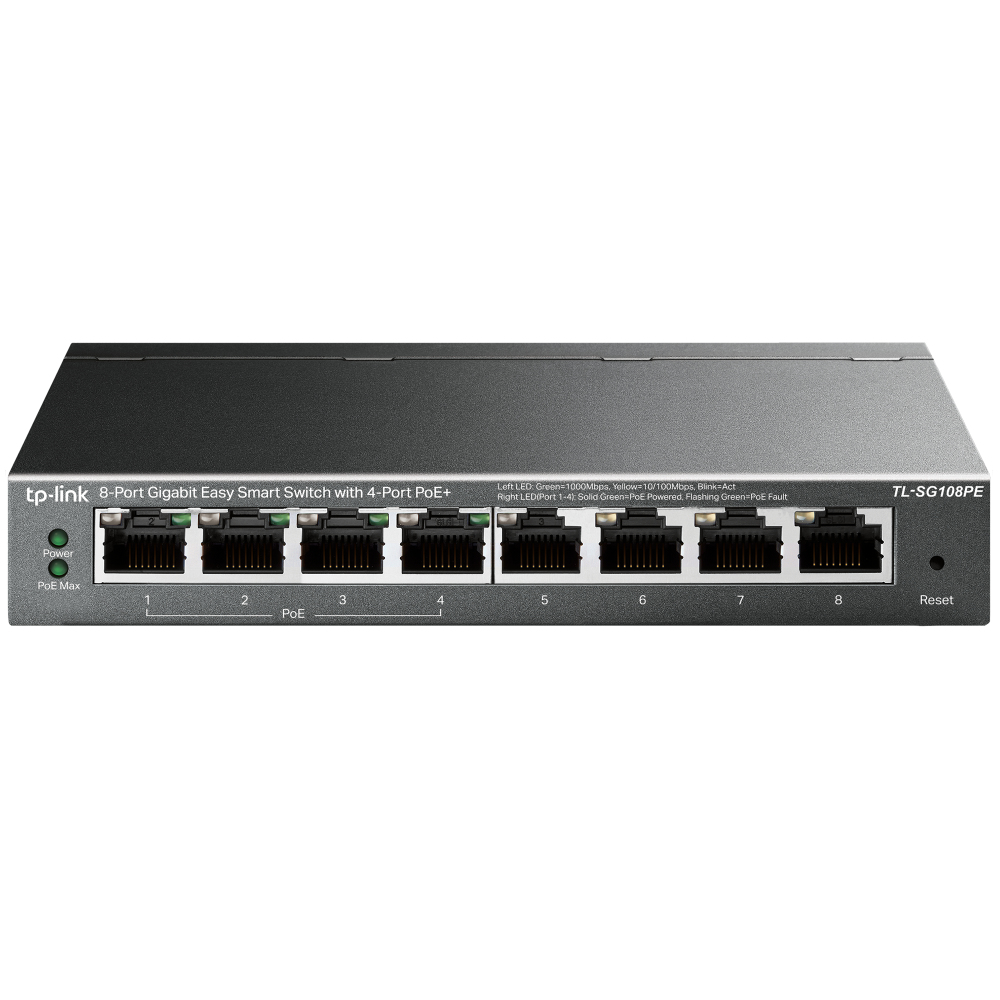 [Swit-MT-0024036] Switch TP-LINK TL-SG108PE (Negro)