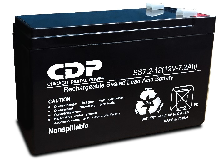 [Bate-MT-0024487] Batería Modelo CDP B-12/7 (Negro)