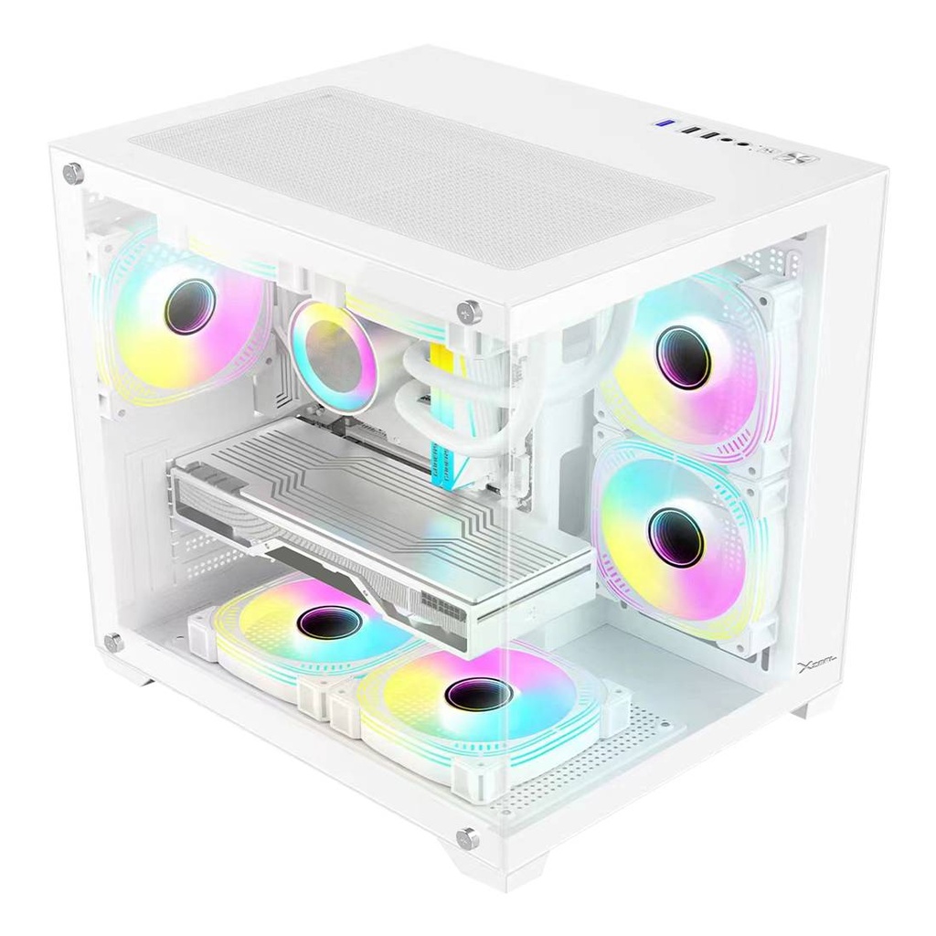 [Gabi-MT-0024546] Gabinetes para Computadoras Xzeal XZGAMC2W (Blanco)