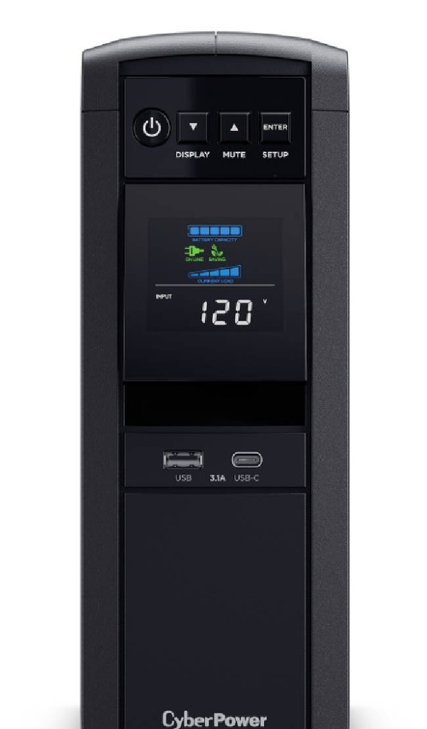 [No-B-MT-0024612] No-Break CyberPower CP1500PFCLCDa (Negro)