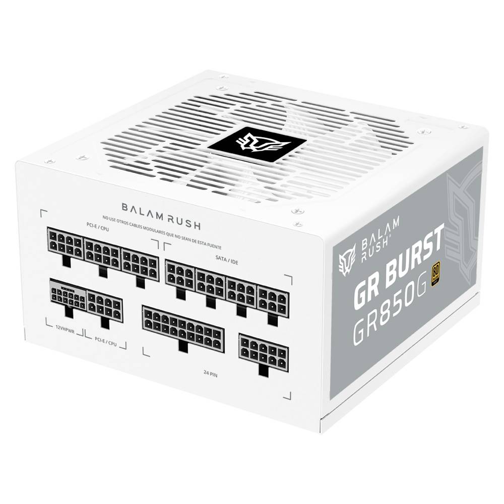 [Fuen-MT-0024627] Fuente de poder Balam Rush GR850G (Blanco)