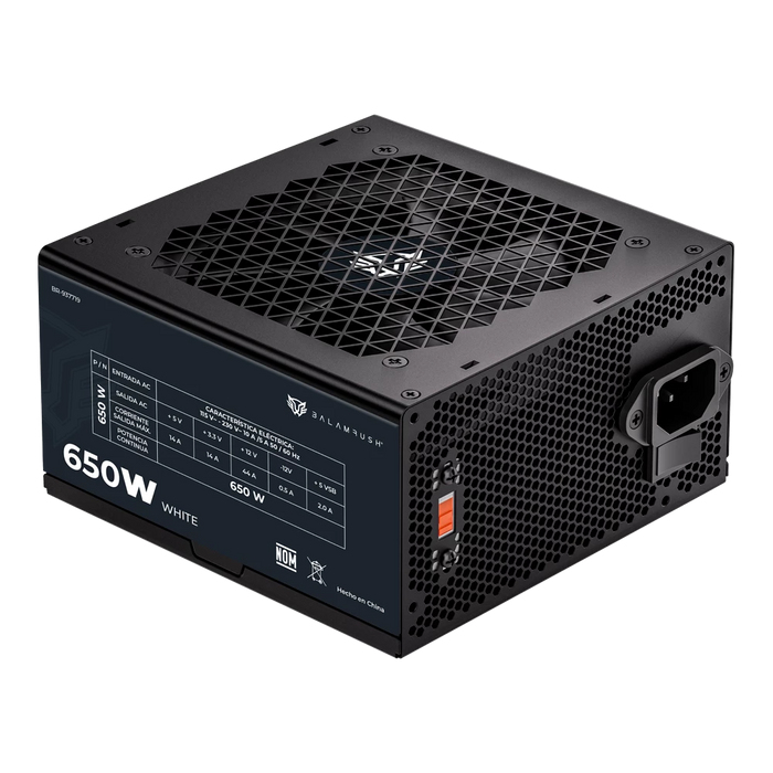 [Fuen-MT-0024891] Fuente de poder Balam Rush 650PR (Negro)