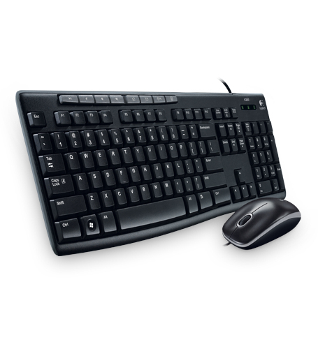 [Kit -MT-0024925] Kit de Teclado y Mouse LOGITECH MK200 (Negro)