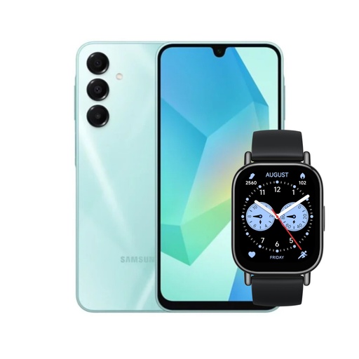 [Comb-Sm-0022962] Combo Samsung Galaxy A16 5G 6+128 GB (Latin) Verde + Xiaomi Smart Watch 5 Lite 